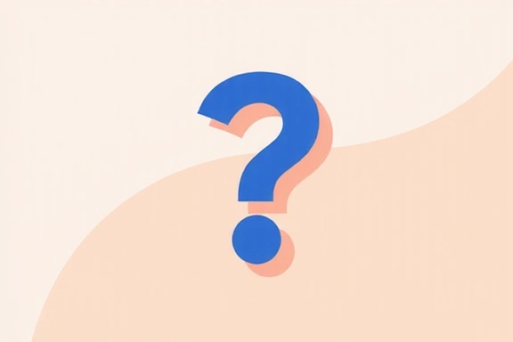 Image representing question marks and answers in a clean design