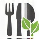 Icon representing a personalized meal plan, perhaps a fork and knife with a stylized leaf or a calendar icon with food elements.